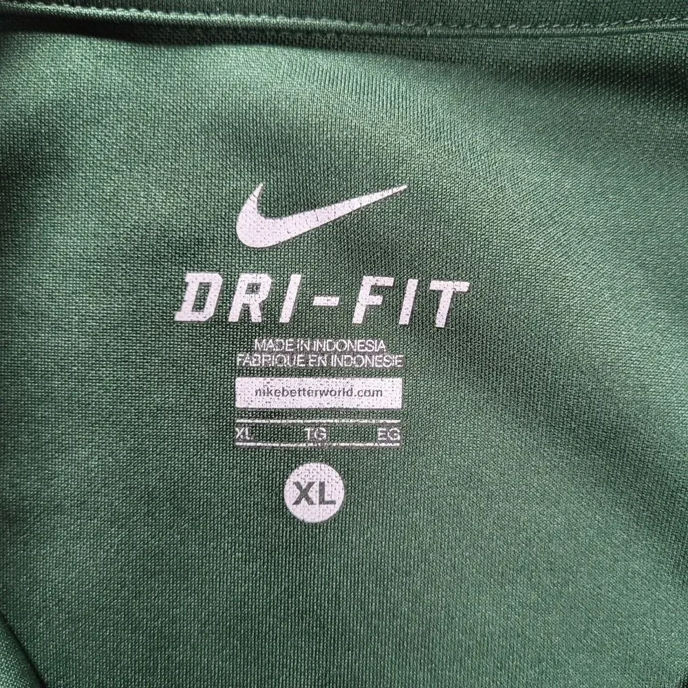 Baylor University Bears Men's XL Nike Team‎ Dri-Fit Green Polo - Picture 2 of 9